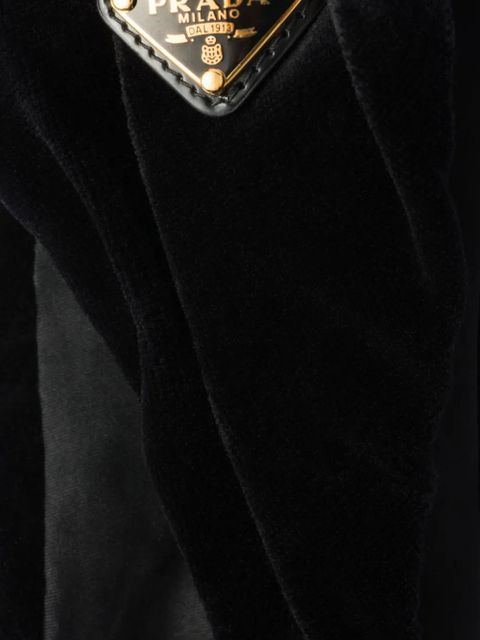 Prada velvet headband - Black - zdjęcie produktu nr 1