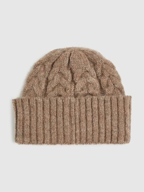 Karl Lagerfeld czapka K/ESSENTIAL kolor beżowy A4W33012 - zdjęcie produktu nr 2