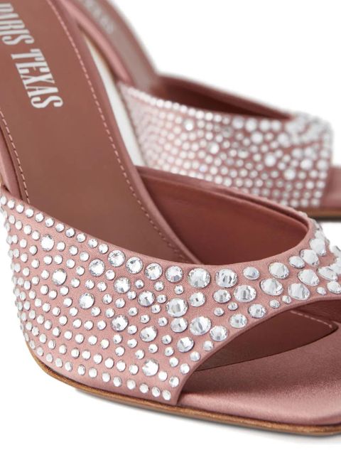 Paris Texas 105mm Holly crystal-embellished sandals - Pink