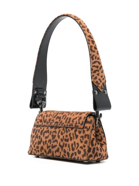 Vivienne Westwood Linda Orb-embellished leopard-print tote bag - Brown