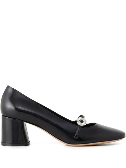 Casadei 50mm Cleo crystal-detail pumps - Black - zdjęcie produktu nr 1