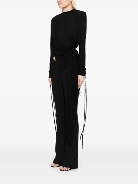 Christopher Esber Inverted swept T-shirt - Black