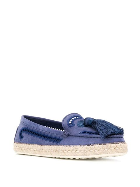 Tod's tassel espadrilles - Blue