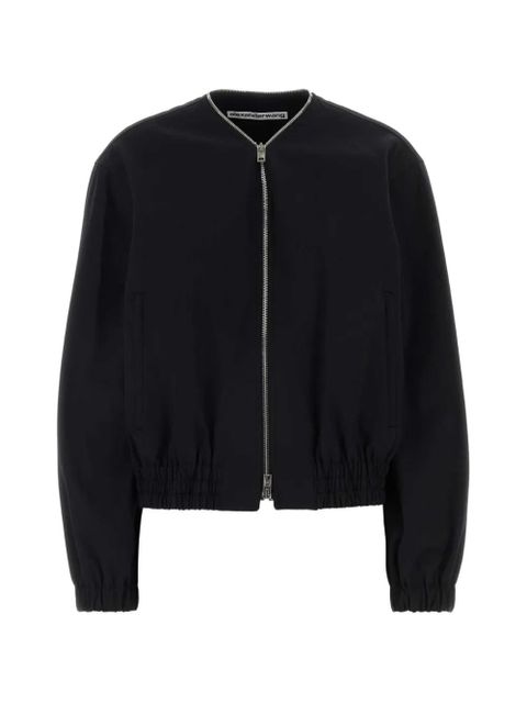 Alexander Wang cotton bomber jacket - Black - zdjęcie produktu nr 1
