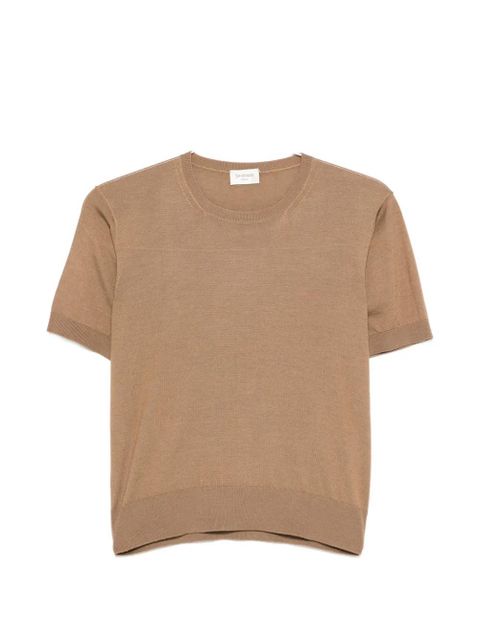 Saint Laurent crew-neck short-sleeve T-shirt - Brown - zdjęcie produktu nr 1
