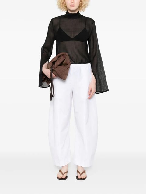 TOTEME high-neck embellished top - Black - zdjęcie produktu nr 2