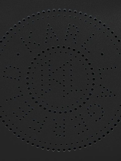 Karl Lagerfeld torebka skórzana K/CIRCLE kolor czarny A3W30310