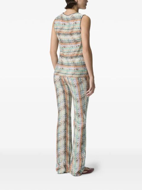 Missoni striped top - Neutrals