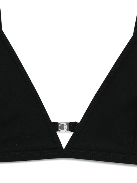 TOTEME triangle clasp bikini top - Black
