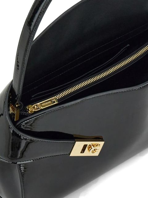 Ferragamo Hug soft shoulder bag (M) - Black