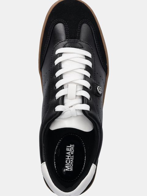 MICHAEL Michael Kors sneakersy skórzane Scotty damskie kolor czarny 43F4SCFS5L.001