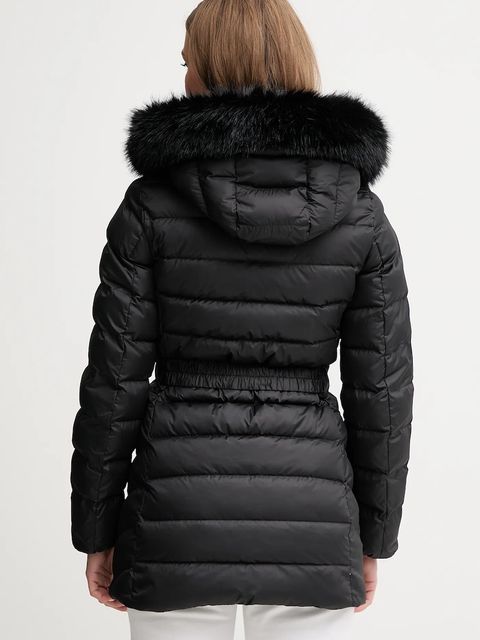 Geox kurtka puchowa CATRIA kolor czarny zimowa W5626G T3152