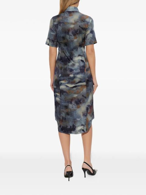 Diesel D-Ana printed midi dress - Blue