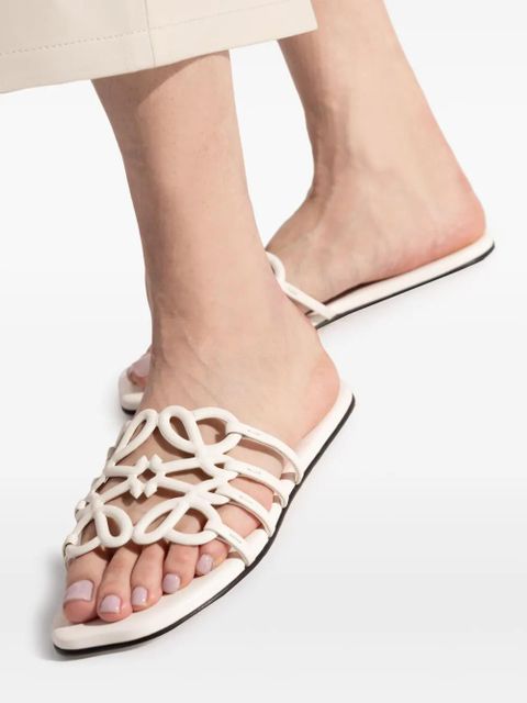 LOEWE Anagram slides - White