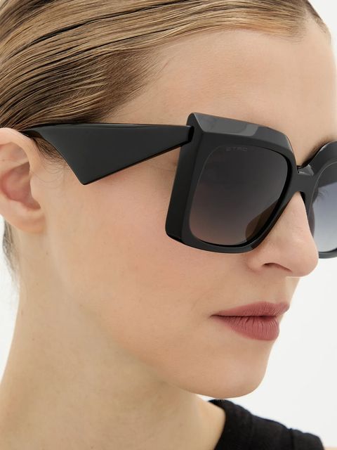 Etro okulary przeciwsłoneczne damskie kolor czarny ETRO 0117/S