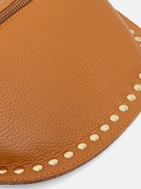 Answear.LAB torebka skórzana kolor brązowy