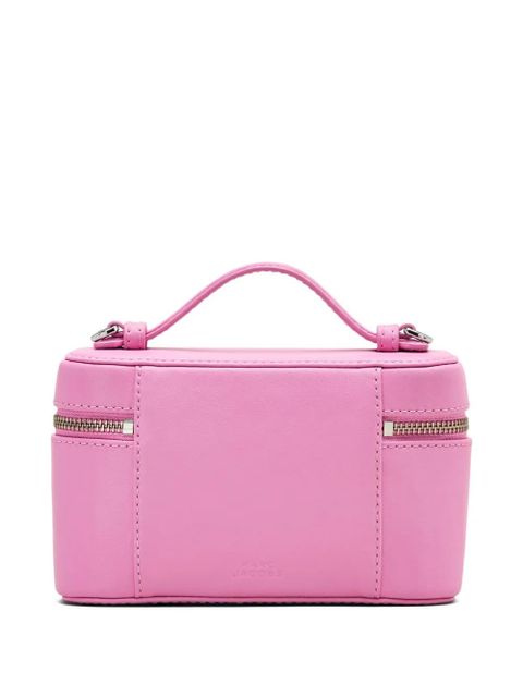 Marc Jacobs logo-zip leather mini bag - Pink