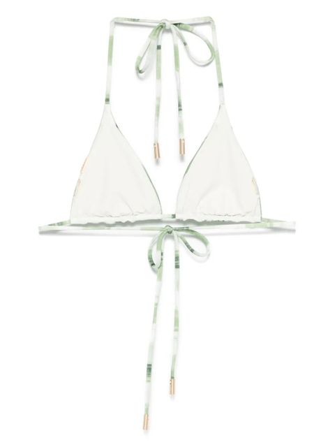 Cult Gaia triangle-cup bikini top - Green - zdjęcie produktu nr 2