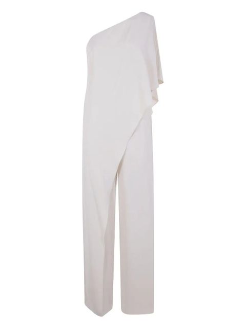 Lauren Ralph Lauren one-shoulder ruffled jumpsuit - White - zdjęcie produktu nr 1