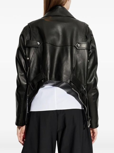 Givenchy zip-up lambskin jacket - Black