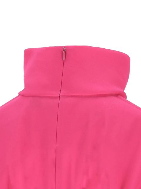 Saint Laurent high-neck midi dress - Pink