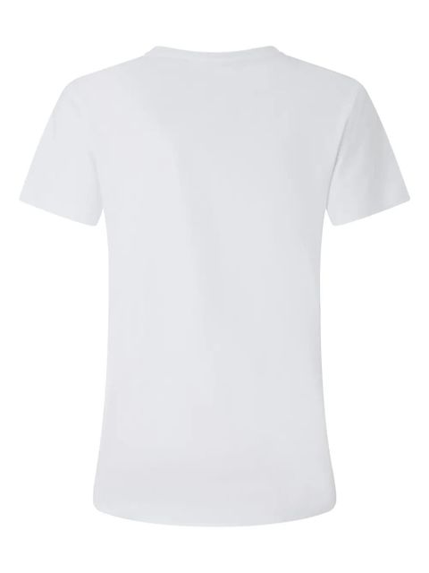 PINKO logo-embroidered T-shirt - White - zdjęcie produktu nr 2