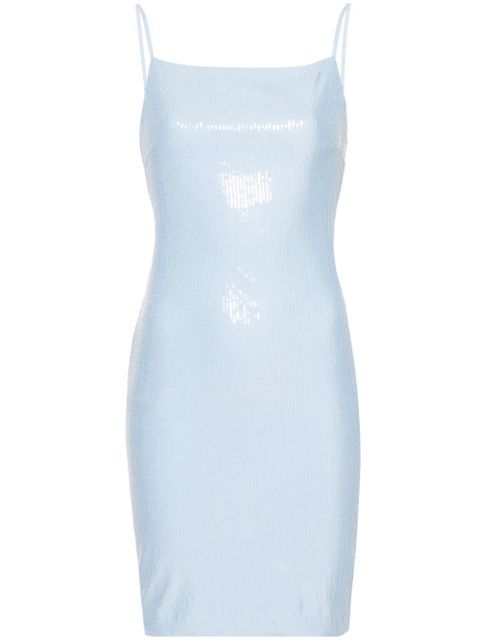 ROTATE BIRGER CHRISTENSEN sequin-embellished slip dress - Blue - zdjęcie produktu nr 1
