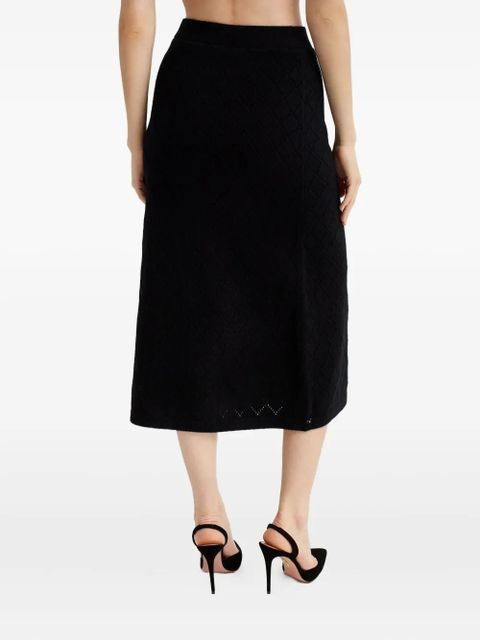 ZIMMERMANN openwork mini skirt - Black