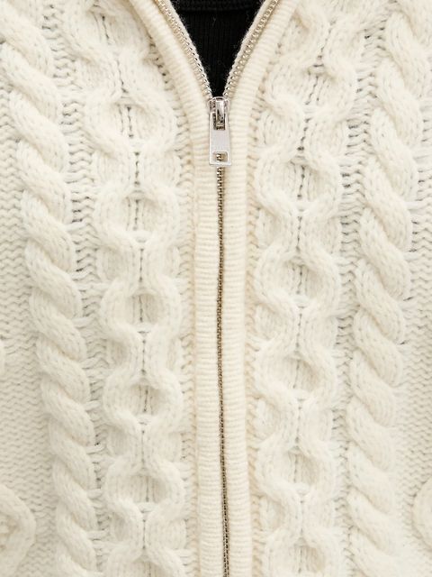 Rotate sweter z dodatkiem wełny damski kolor beżowy 114302857