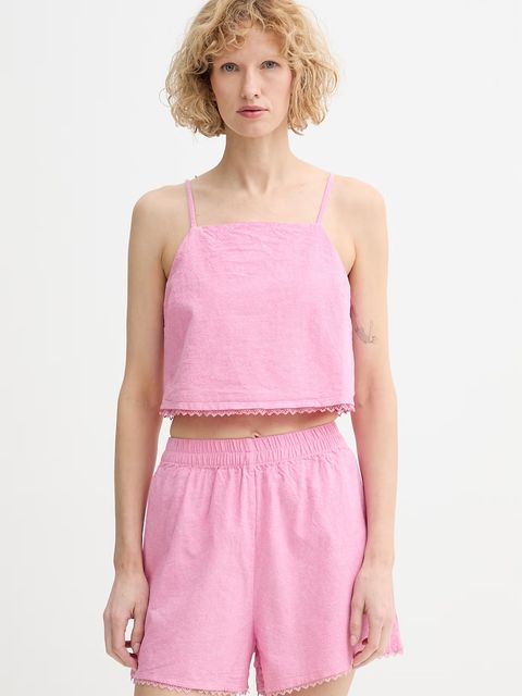 American Vintage crop top damski bawełniany - zdjęcie produktu nr 1