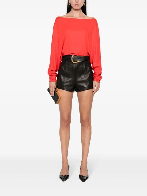 KHAITE Juno dolman-sleeve top - Red - zdjęcie produktu nr 2