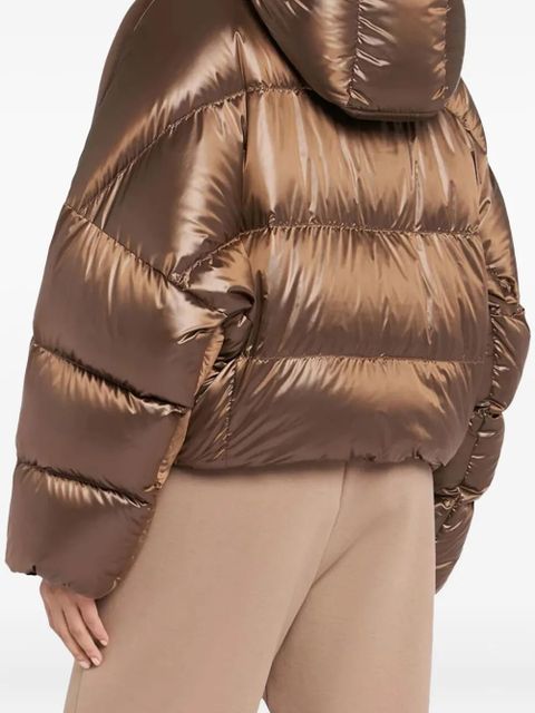 Max Mara hooded puffer jacket - Brown