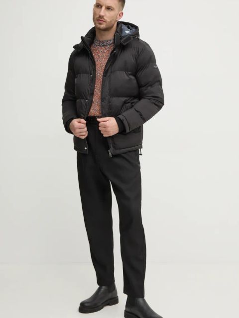 United Colors of Benetton sweter z domieszką wełny kolor pomarańczowy 116NU108M