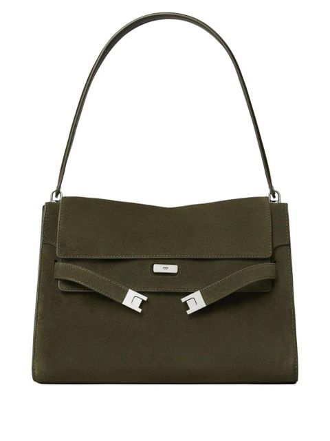 Tory Burch large Lee Radziwill suede shoulder bag - Green - zdjęcie produktu nr 1