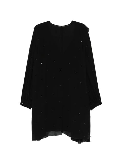 PINKO ruffled embellished dress - Black - zdjęcie produktu nr 2