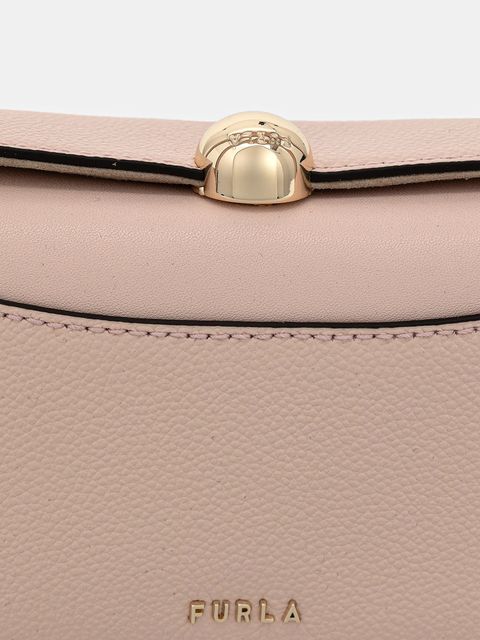 Furla torebka skórzana Nicole Mini Boston Bag