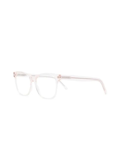 Givenchy Eyewear transparent-frame logo glasses - Pink - zdjęcie produktu nr 2