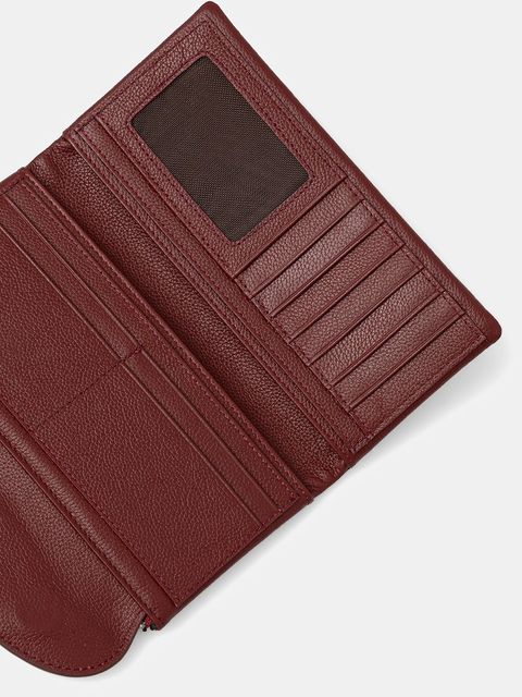 Answear.LAB portfel skórzany damski kolor czerwony