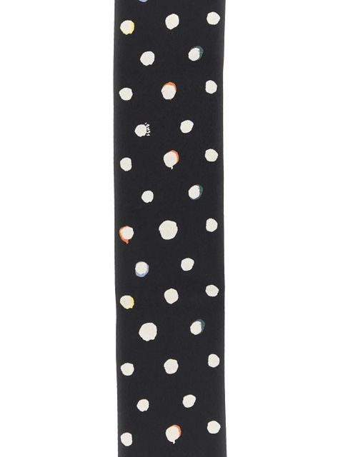 FENDI polka-dot silk scarf - Neutrals