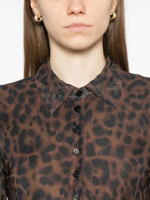 Reformation Margaret top - Brown