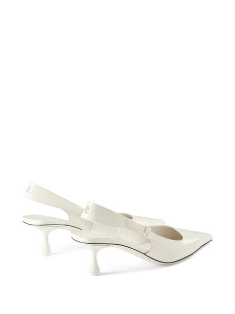Jimmy Choo 50mm Amel pumps - White