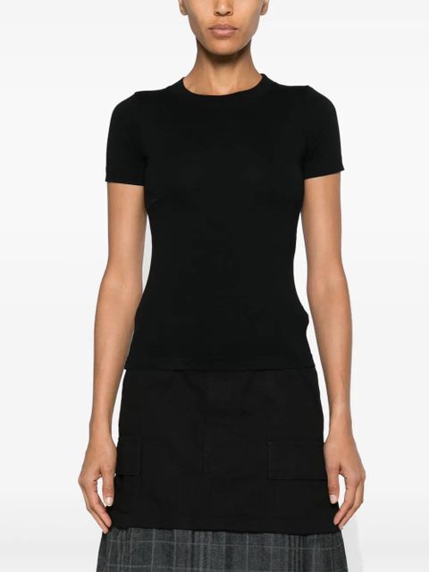 Balenciaga Handwritten rhinestone-embellished T-shirt - Black