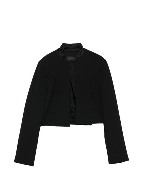 Max Mara Tesoro satin-trim jacket - Black - zdjęcie produktu nr 1