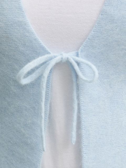 BOSS Orange kardigan z dodatkiem wełny damski kolor niebieski lekki 50548954