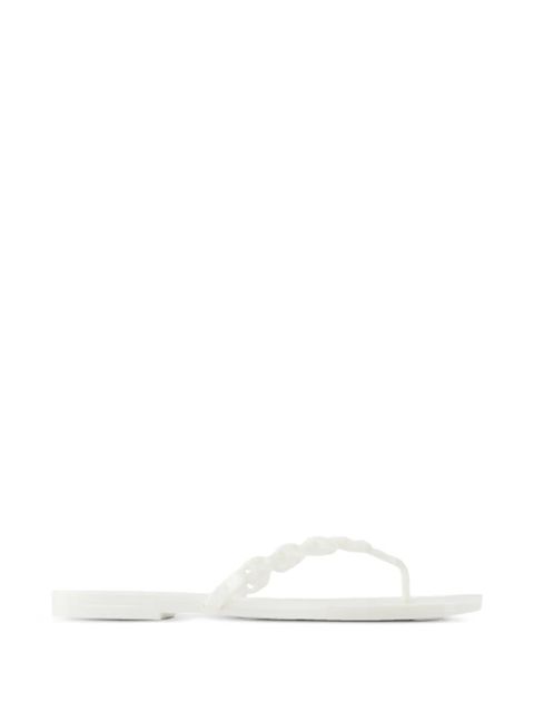 Tory Burch Gemini Link flip flops - White