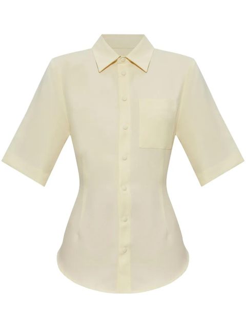 AMI Paris virgin wool shirt - Yellow - zdjęcie produktu nr 1