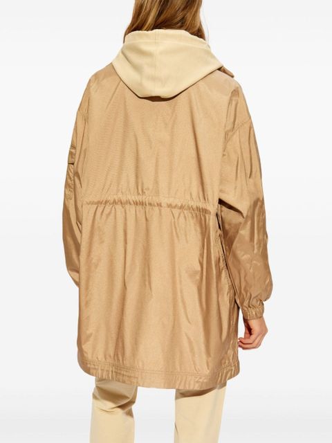Moncler lightweight drawstring parka - Neutrals
