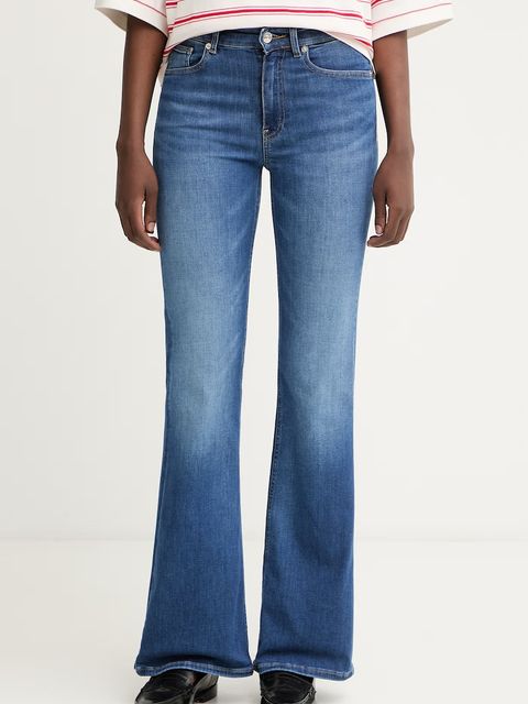 Tommy Hilfiger jeansy flare damskie - zdjęcie produktu nr 1