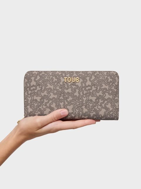 Tous portfel KAOS MINI LINES damski kolor szary 2002183444