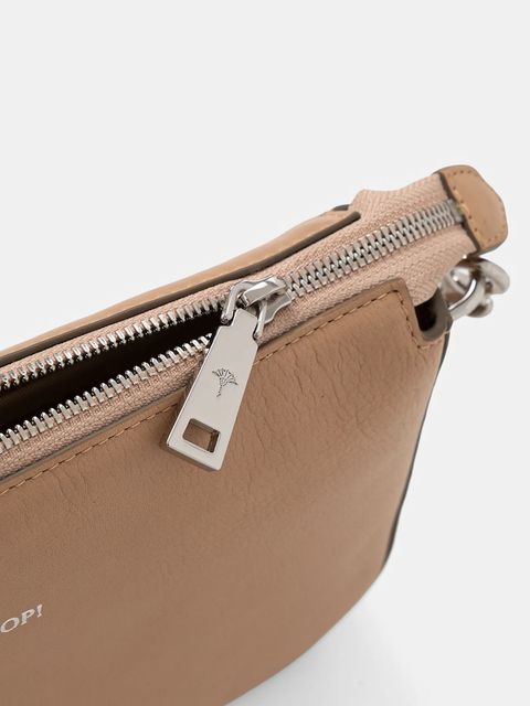 Joop! torebka skórzana kolor beżowy 4140005976